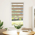 Doppelrollo Sandbraun 65x100 cm Stoffbreite 60,9 cm Polyester