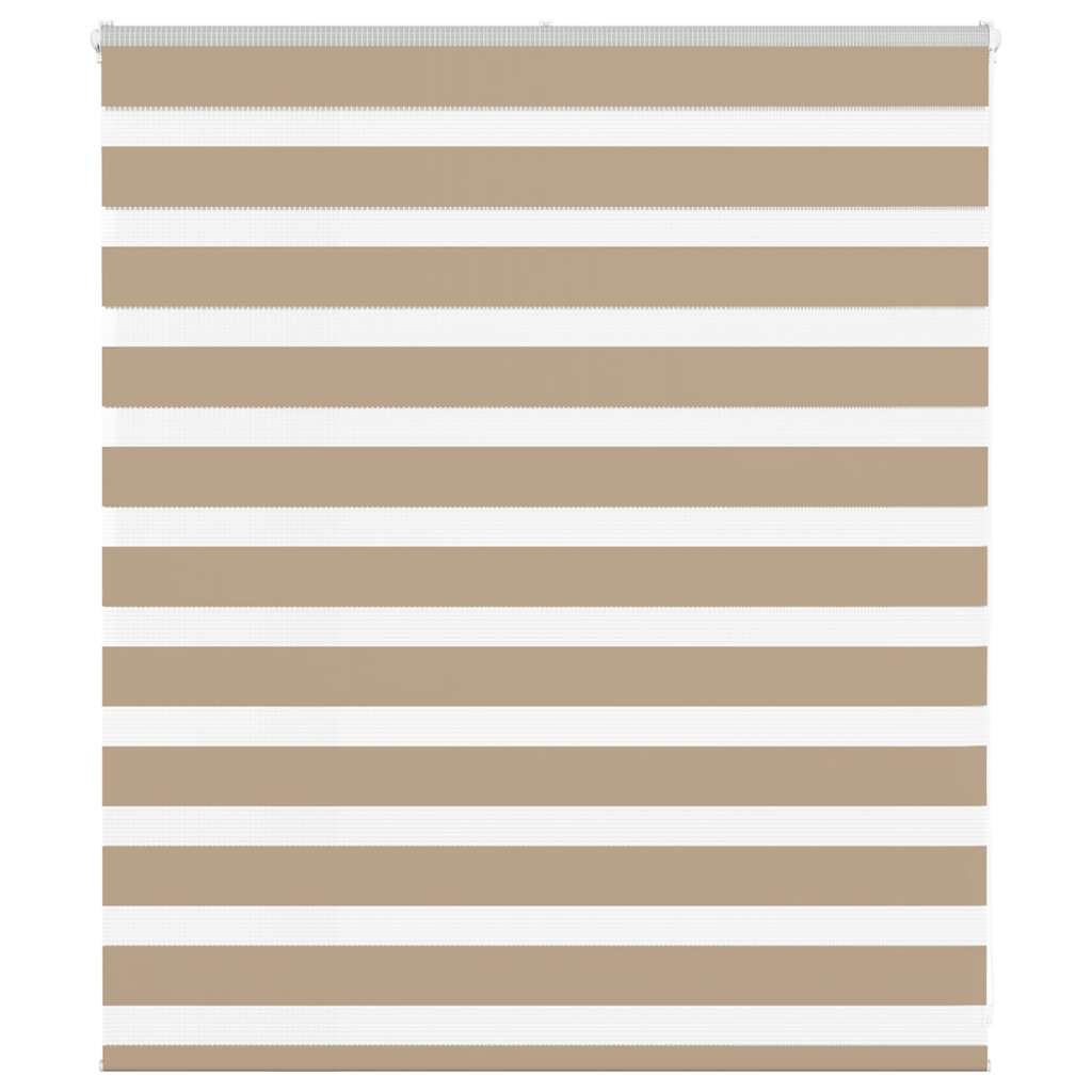 Doppelrollo Sandbraun 120x100 cm Stoffbreite 115,9 cm Polyester
