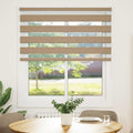 Doppelrollo Sandbraun 120x100 cm Stoffbreite 115,9 cm Polyester