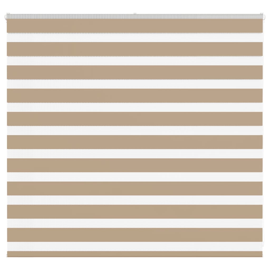 Doppelrollo Sandbraun 160x100 cm Stoffbreite 155,9 cm Polyester