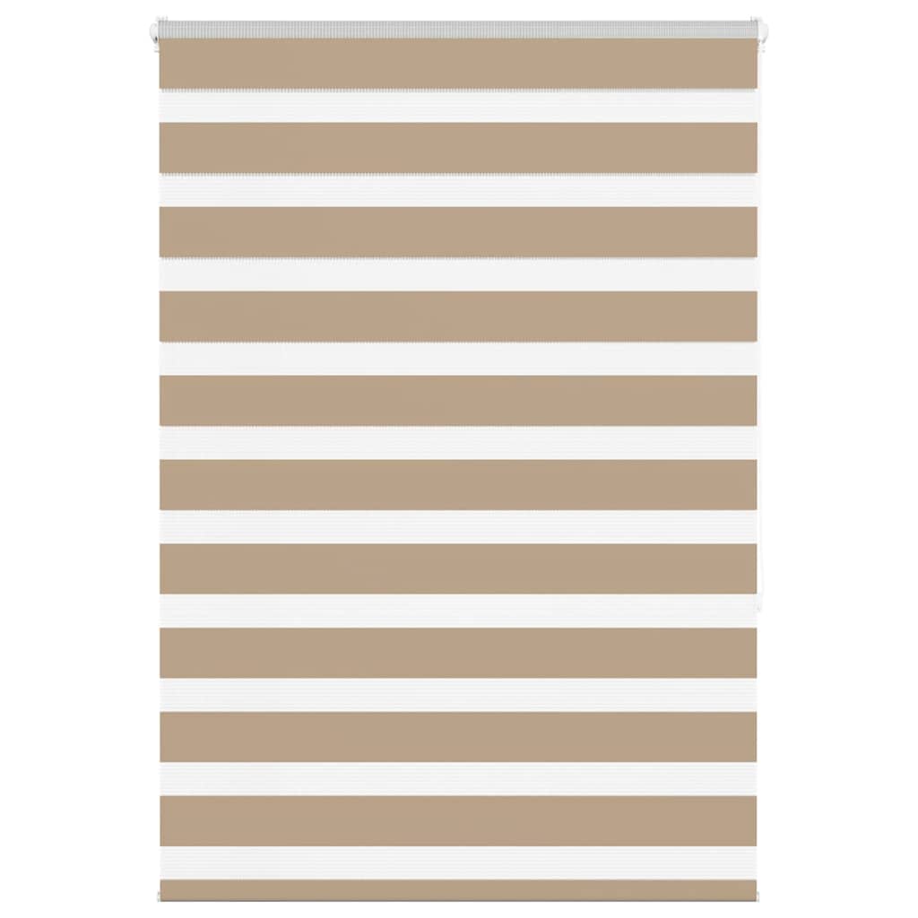 Doppelrollo Sandbraun 105x150 cm Stoffbreite 100,9 cm Polyester