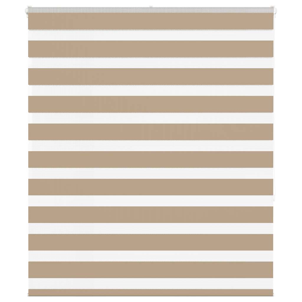 Doppelrollo Sandbraun 120x150 cm Stoffbreite 115,9 cm Polyester