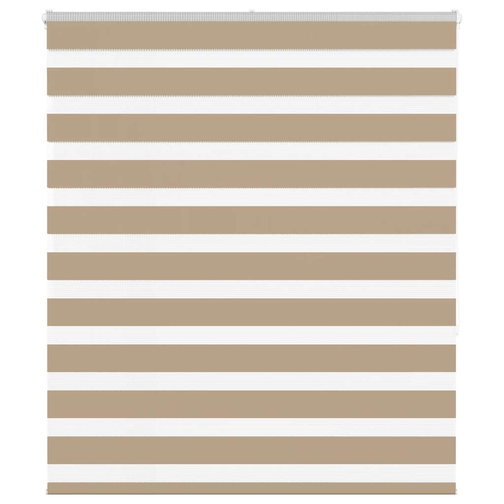 Doppelrollo Sandbraun 125x150 cm Stoffbreite 120,9 cm Polyester