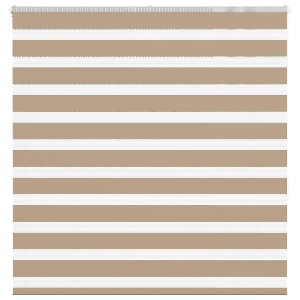 Doppelrollo Sandbraun 140x150 cm Stoffbreite 135,9 cm Polyester