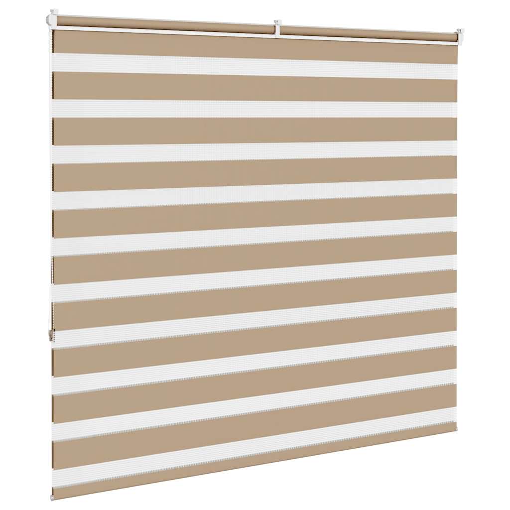 Doppelrollo Sandbraun 160x150 cm Stoffbreite 155,9 cm Polyester