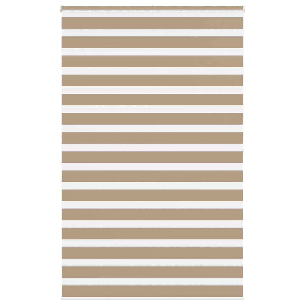 Doppelrollo Sandbraun 145x200 cm Stoffbreite 140,9 cm Polyester