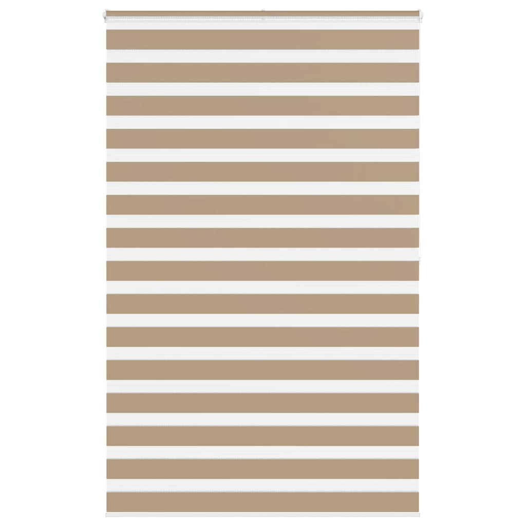 Doppelrollo Sandbraun 150x200 cm Stoffbreite 145,9 cm Polyester