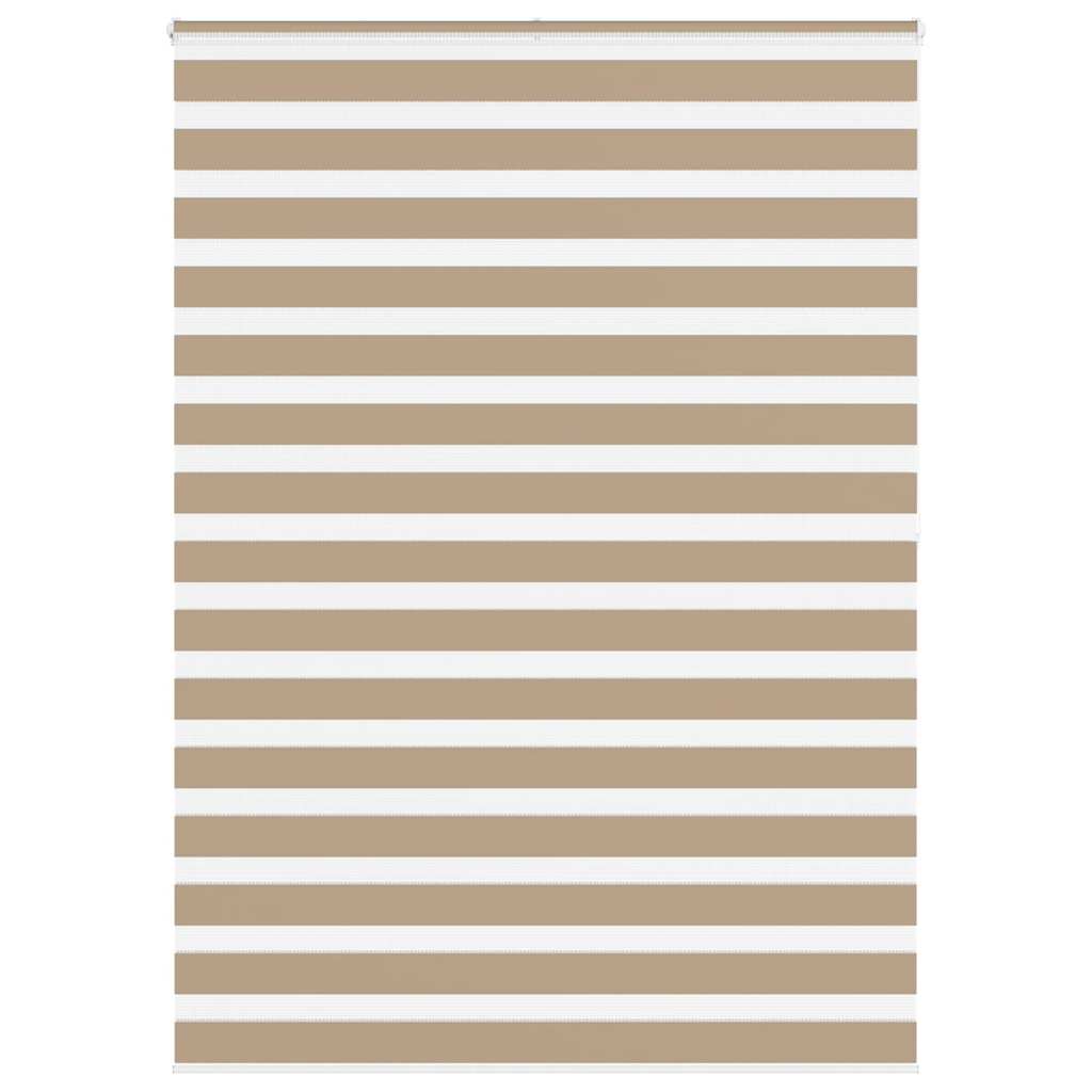 Doppelrollo Sandbraun 165x200 cm Stoffbreite 160,9 cm Polyester