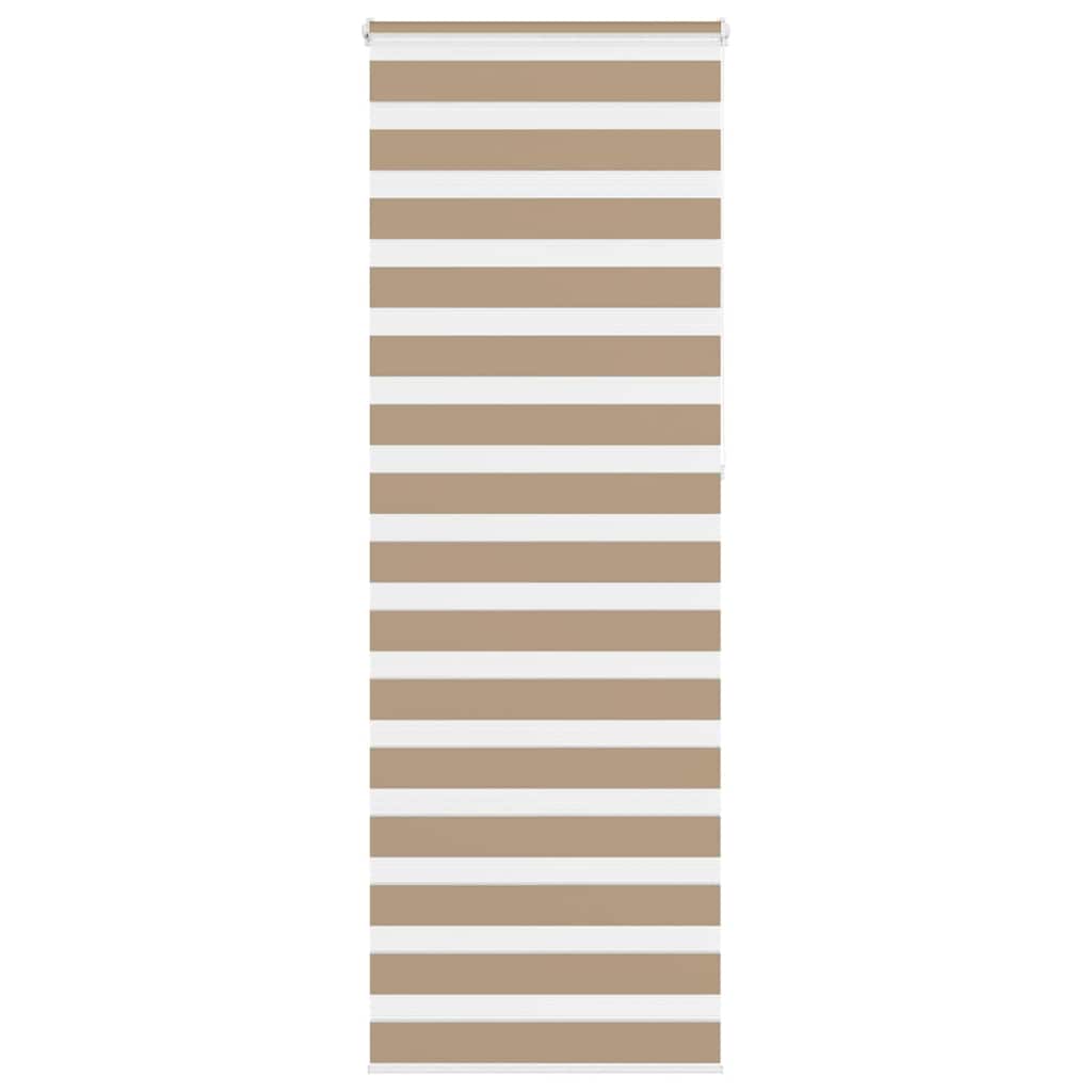 Doppelrollo Sandbraun 75x230 cm Stoffbreite 70,9 cm Polyester