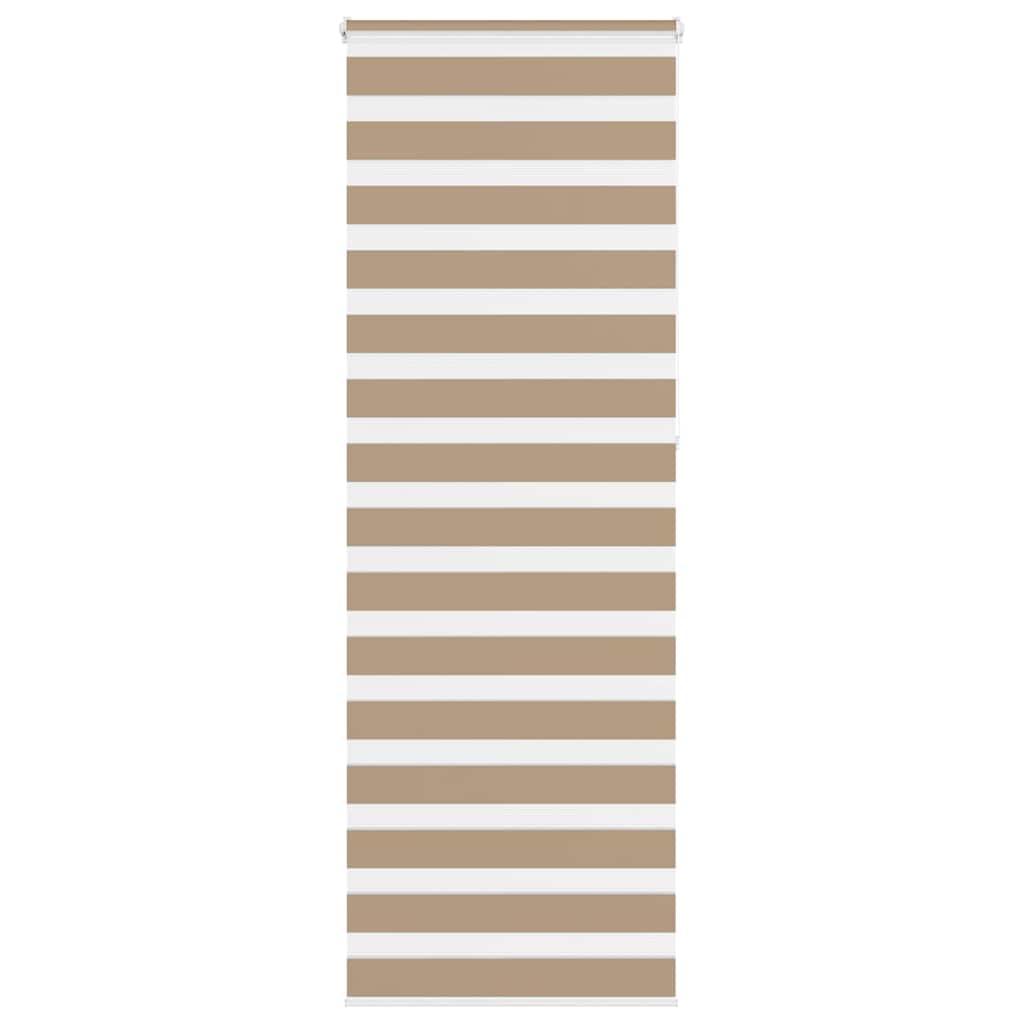 Doppelrollo Sandbraun 85x230 cm Stoffbreite 80,9 cm Polyester