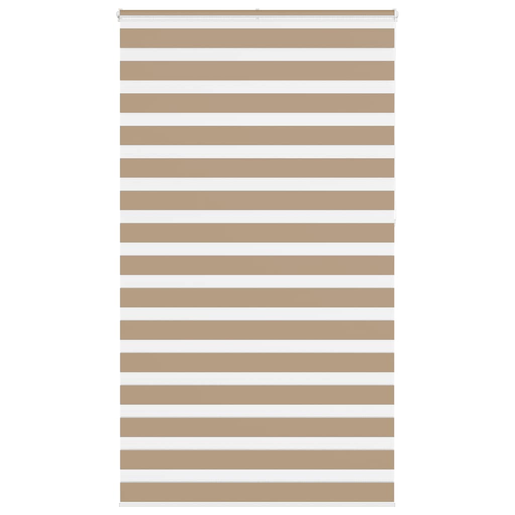 Doppelrollo Sandbraun 120x230 cm Stoffbreite 115,9 cm Polyester