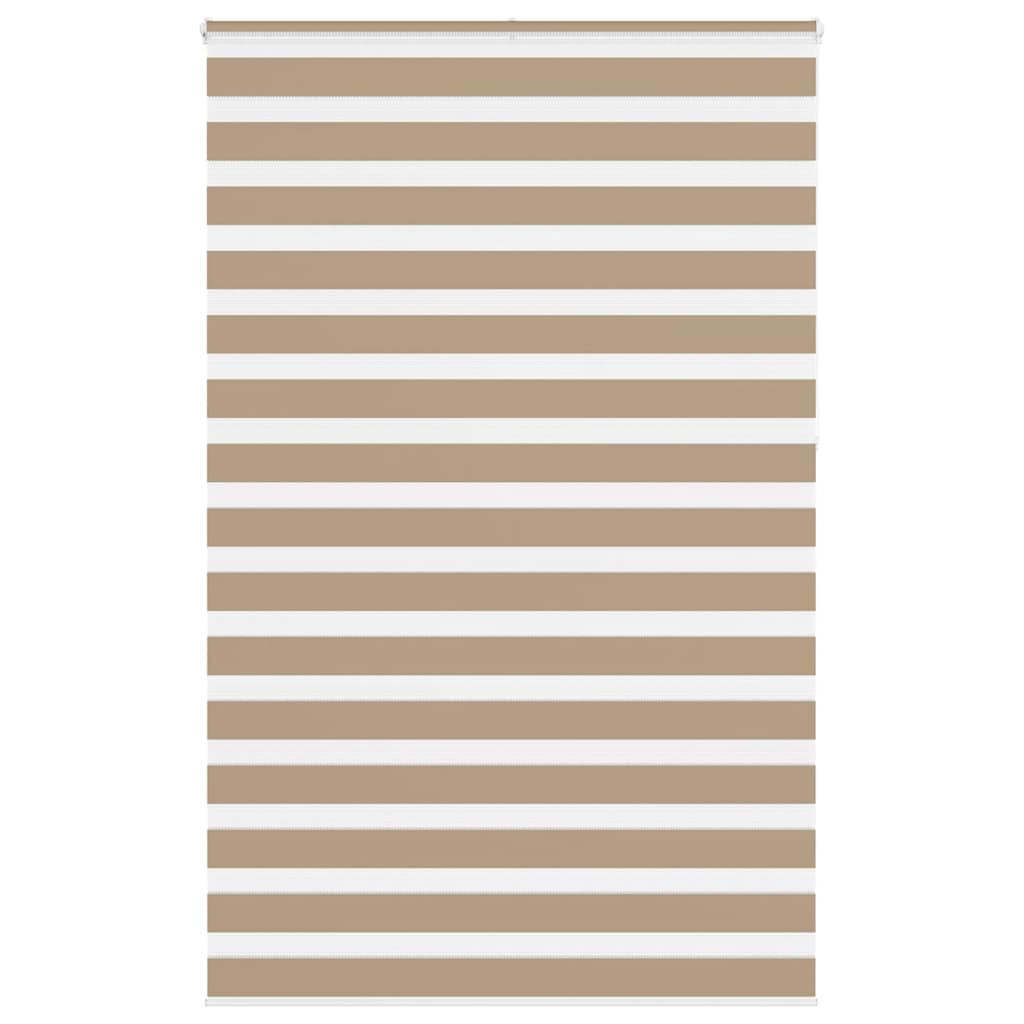 Doppelrollo Sandbraun 150x230 cm Stoffbreite 145,9 cm Polyester