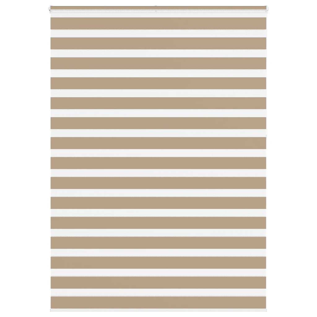 Doppelrollo Sandbraun 160x230 cm Stoffbreite 155,9 cm Polyester