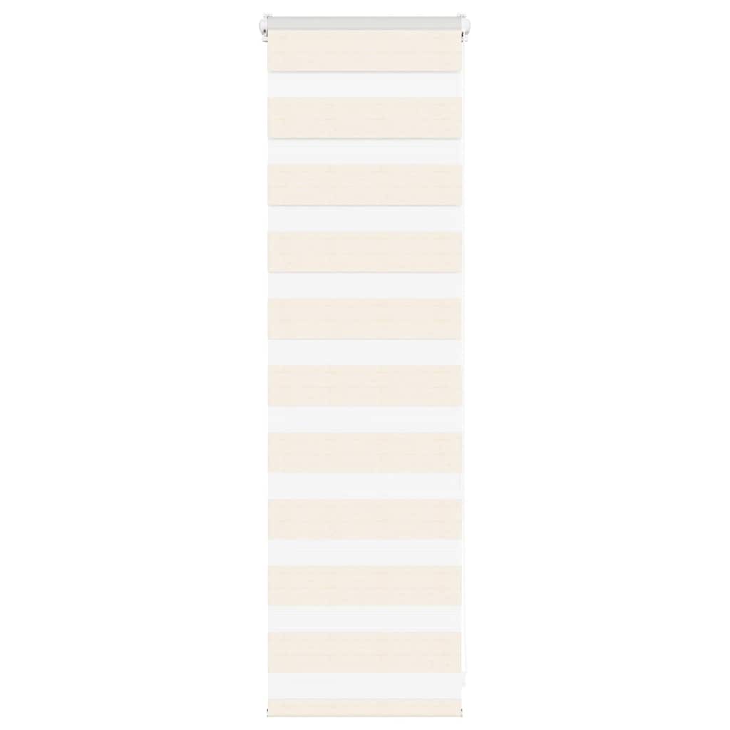 Doppelrollo Marmorbeige 45x100 cm Stoffbreite 40,9 cm Polyester