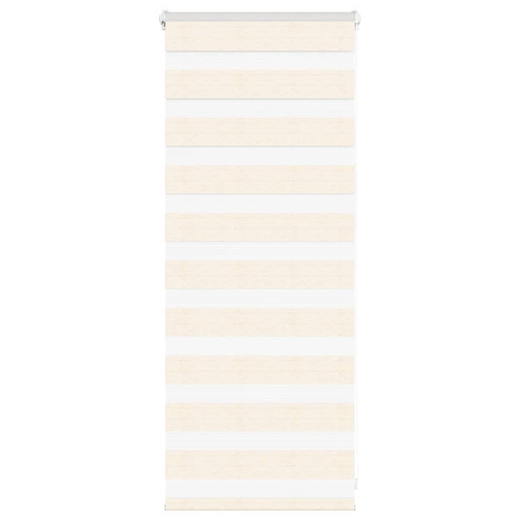 Doppelrollo Marmorbeige 55x100 cm Stoffbreite 50,9 cm Polyester