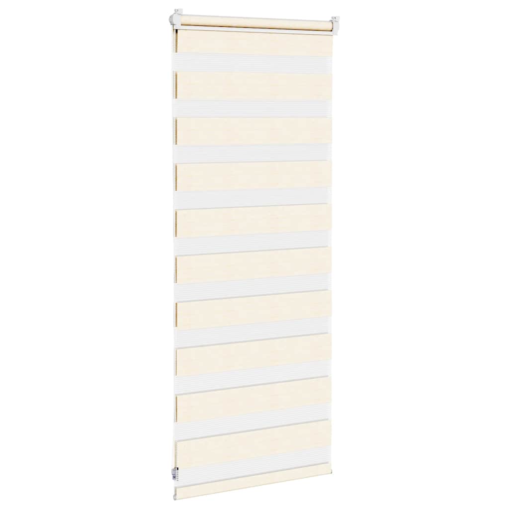Doppelrollo Marmorbeige 55x100 cm Stoffbreite 50,9 cm Polyester