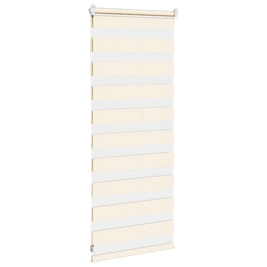 Doppelrollo Marmorbeige 60x100 cm Stoffbreite 55,9 cm Polyester