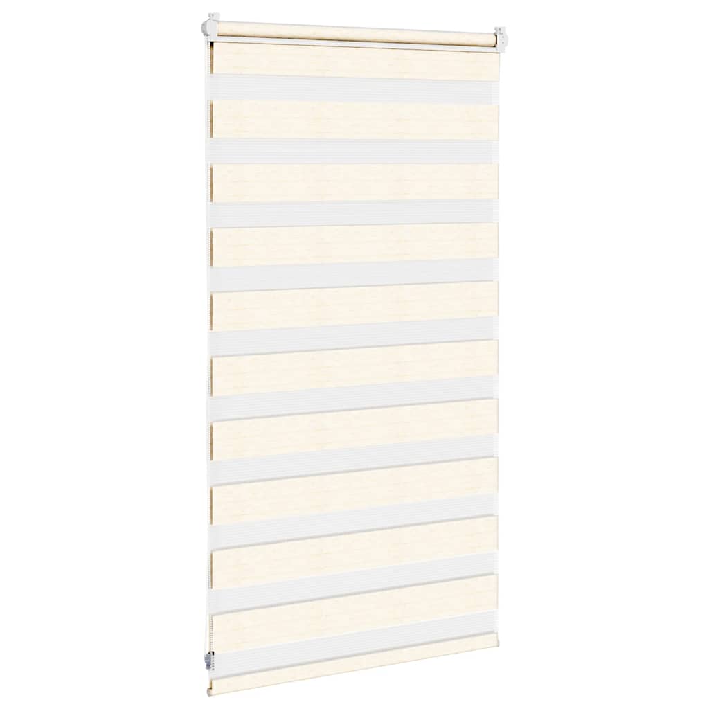 Doppelrollo Marmorbeige 70x100 cm Stoffbreite 65,9 cm Polyester
