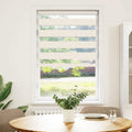 Doppelrollo Marmorbeige 80x100 cm Stoffbreite 75,9 cm Polyester