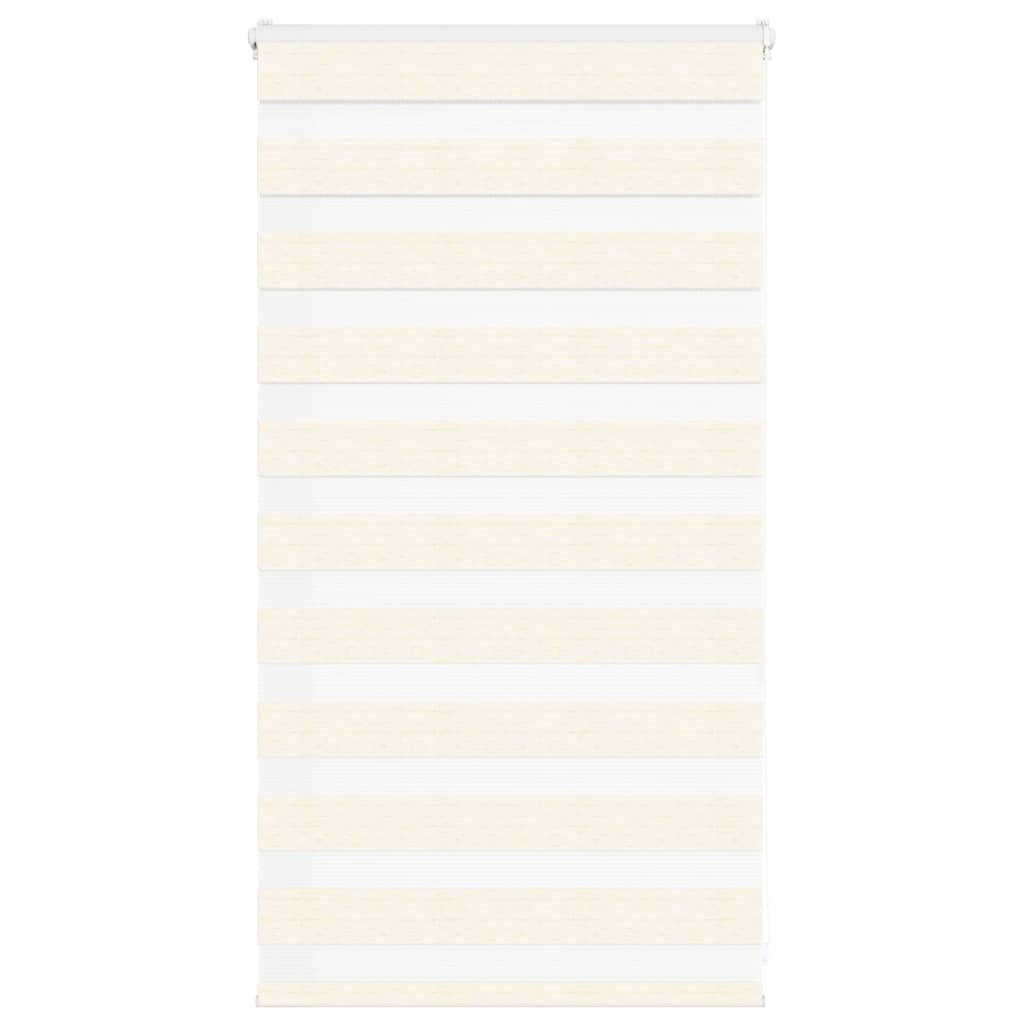 Doppelrollo Marmorbeige 85x100 cm Stoffbreite 80,9 cm Polyester