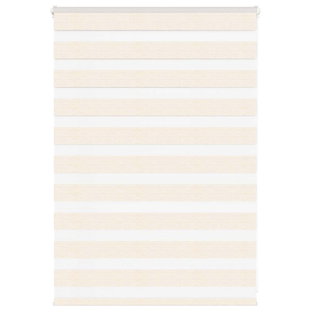Doppelrollo Marmorbeige 100x100 cm Stoffbreite 95,9 cm Polyester