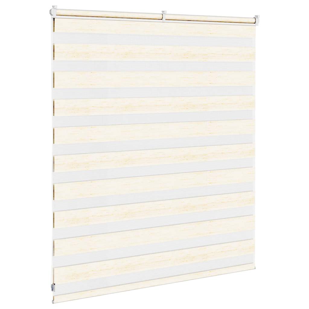 Doppelrollo Marmorbeige 130x100cm Stoffbreite 125,9 cm Polyester