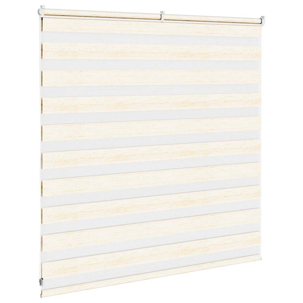 Doppelrollo Marmorbeige 140x100cm Stoffbreite 135,9 cm Polyester