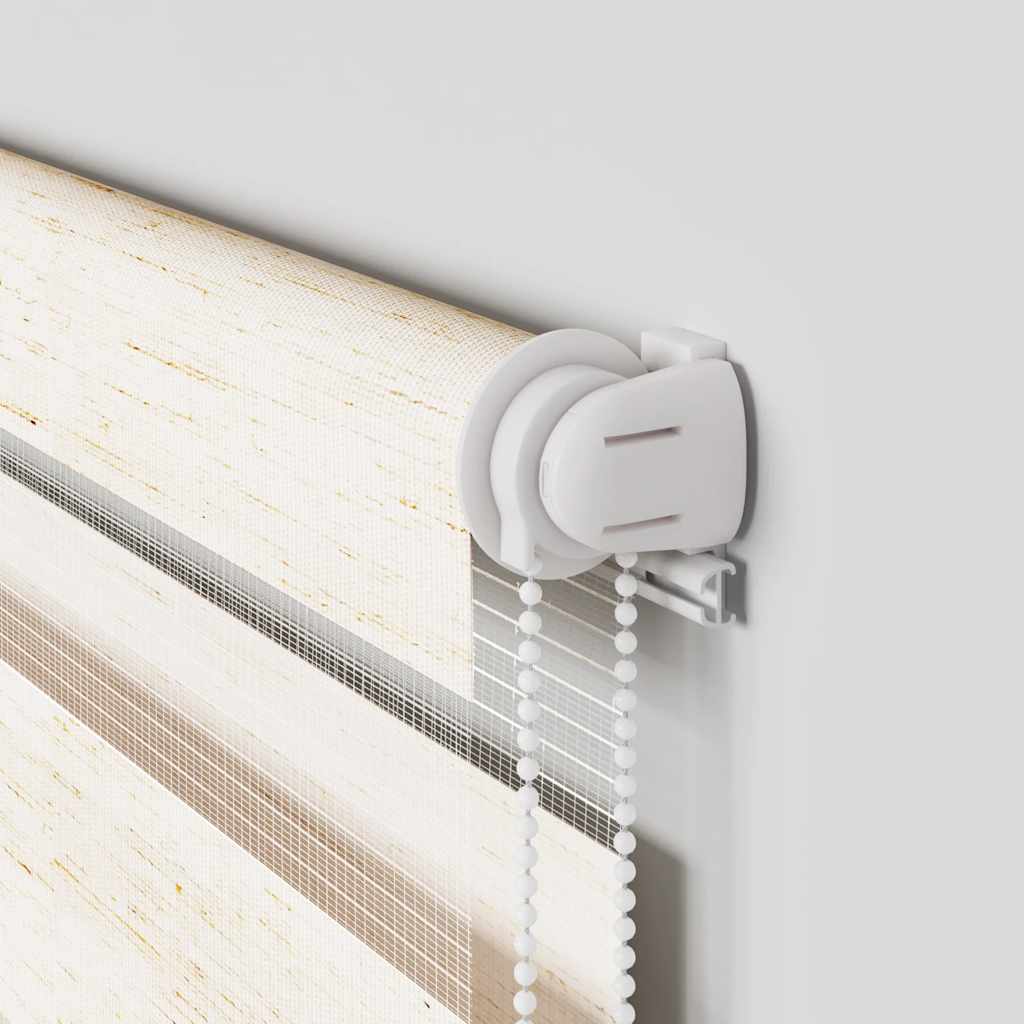 Doppelrollo Marmorbeige 155x100cm Stoffbreite 150,9 cm Polyester