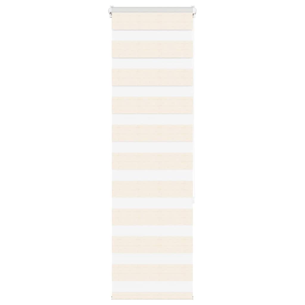 Doppelrollo Marmorbeige 40x150 cm Stoffbreite 35,9 cm Polyester