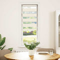Doppelrollo Marmorbeige 40x150 cm Stoffbreite 35,9 cm Polyester