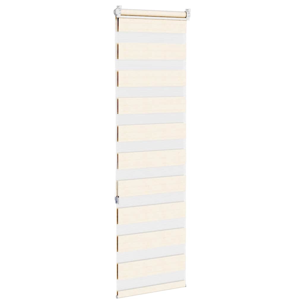 Doppelrollo Marmorbeige 40x150 cm Stoffbreite 35,9 cm Polyester