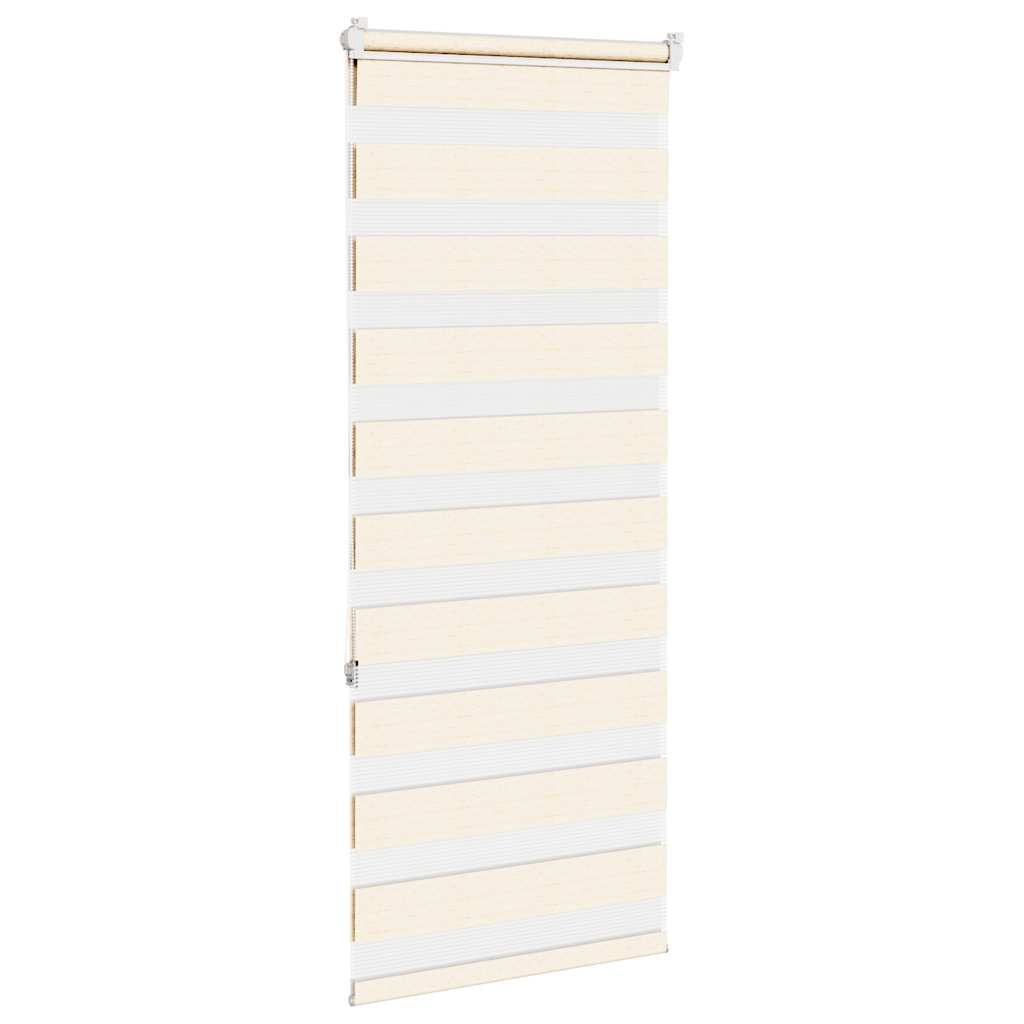 Doppelrollo Marmorbeige 60x150 cm Stoffbreite 55,9 cm Polyester