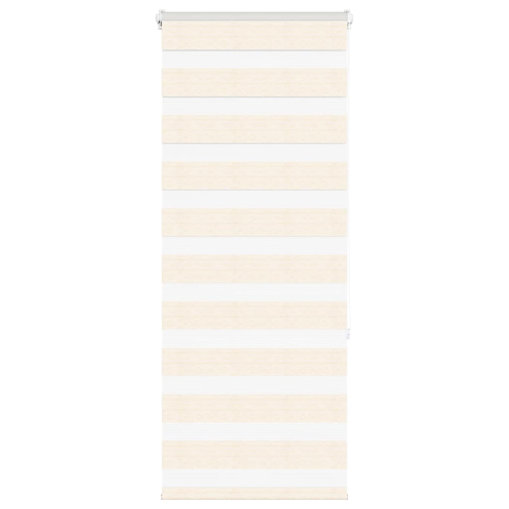 Doppelrollo Marmorbeige 65x150 cm Stoffbreite 60,9 cm Polyester