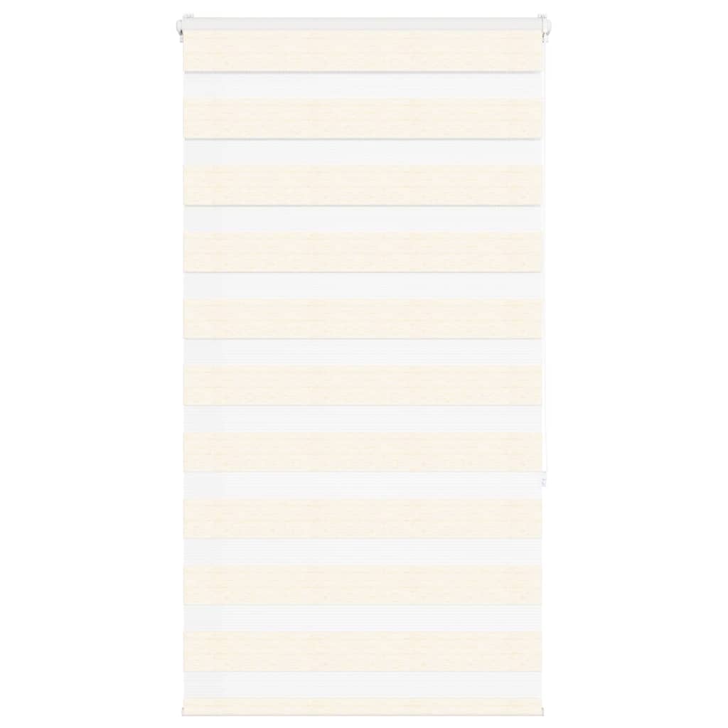 Doppelrollo Marmorbeige 80x150 cm Stoffbreite 75,9 cm Polyester
