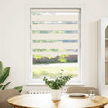Doppelrollo Marmorbeige 85x150 cm Stoffbreite 80,9 cm Polyester