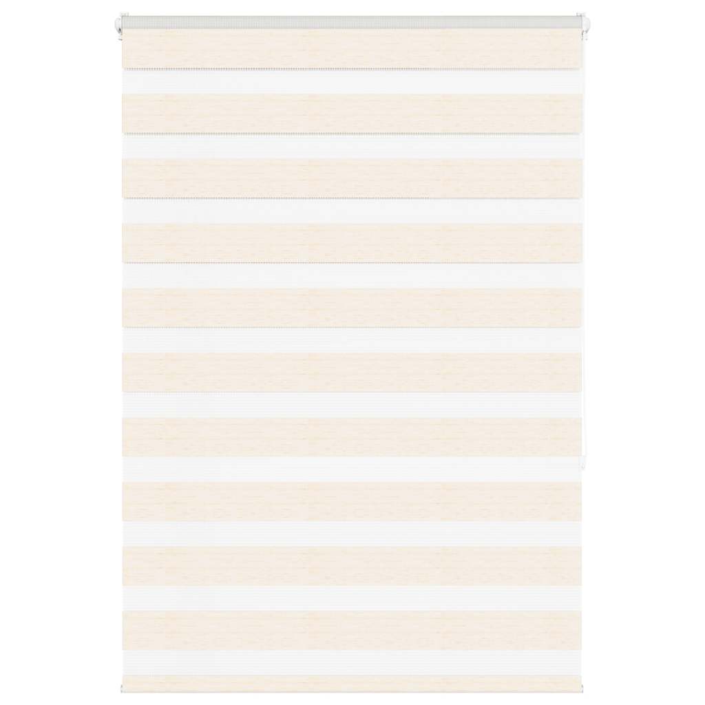 Doppelrollo Marmorbeige 100x150 cm Stoffbreite 95,9 cm Polyester