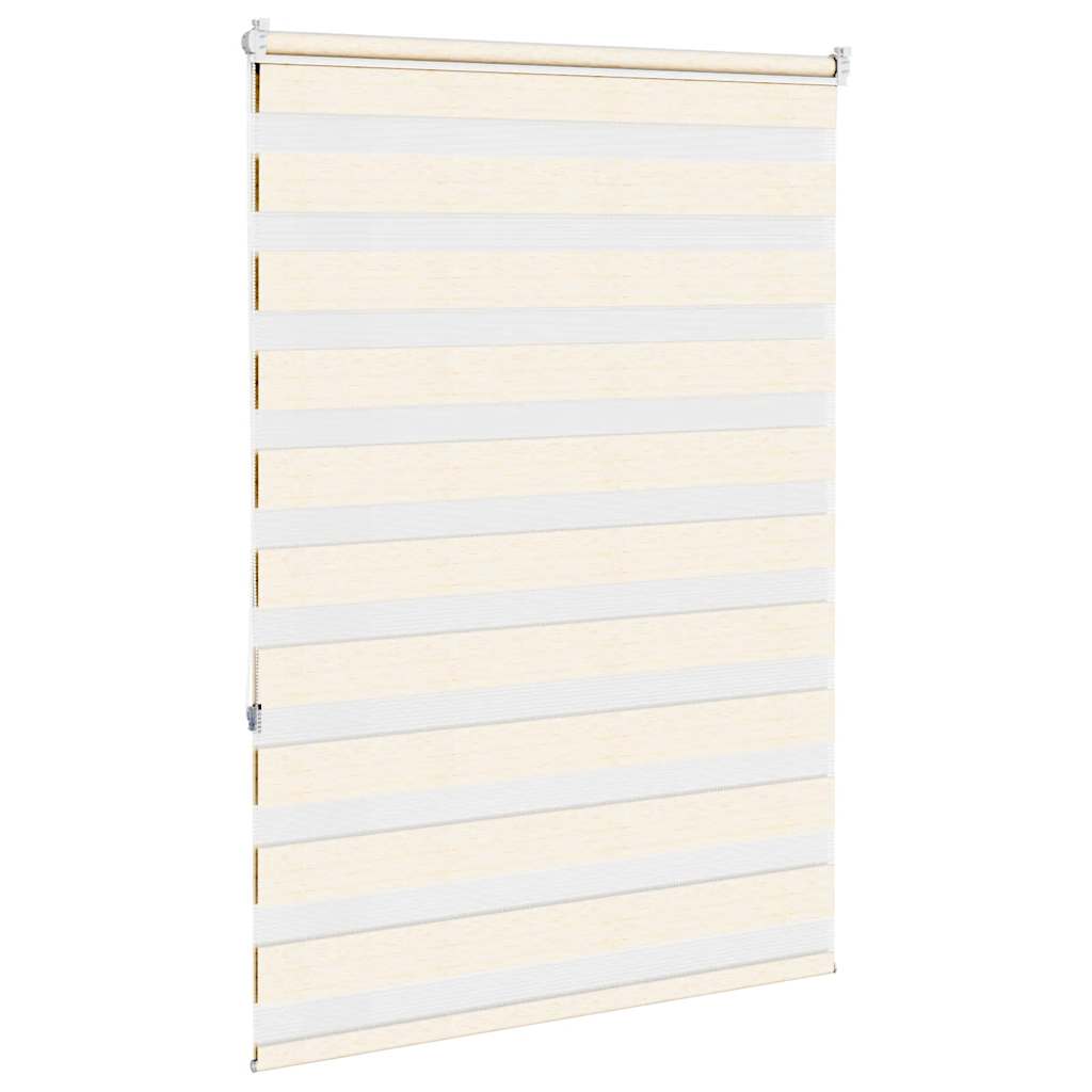 Doppelrollo Marmorbeige 100x150 cm Stoffbreite 95,9 cm Polyester