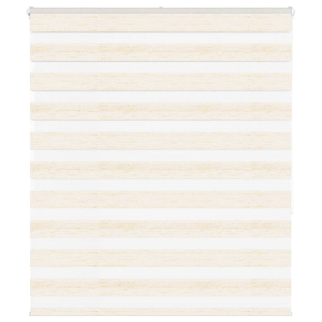 Doppelrollo Marmorbeige 130x150cm Stoffbreite 125,9 cm Polyester