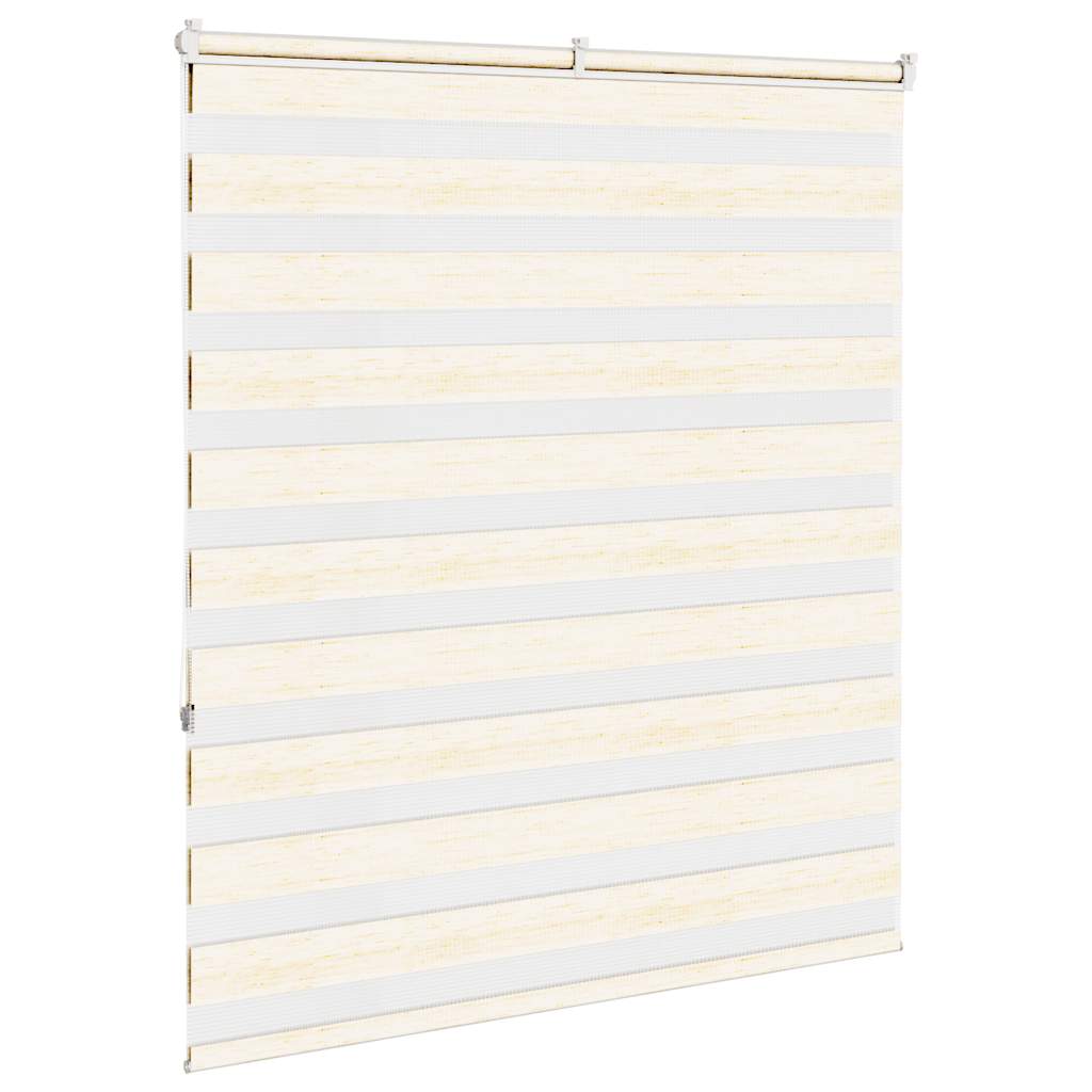 Doppelrollo Marmorbeige 130x150cm Stoffbreite 125,9 cm Polyester