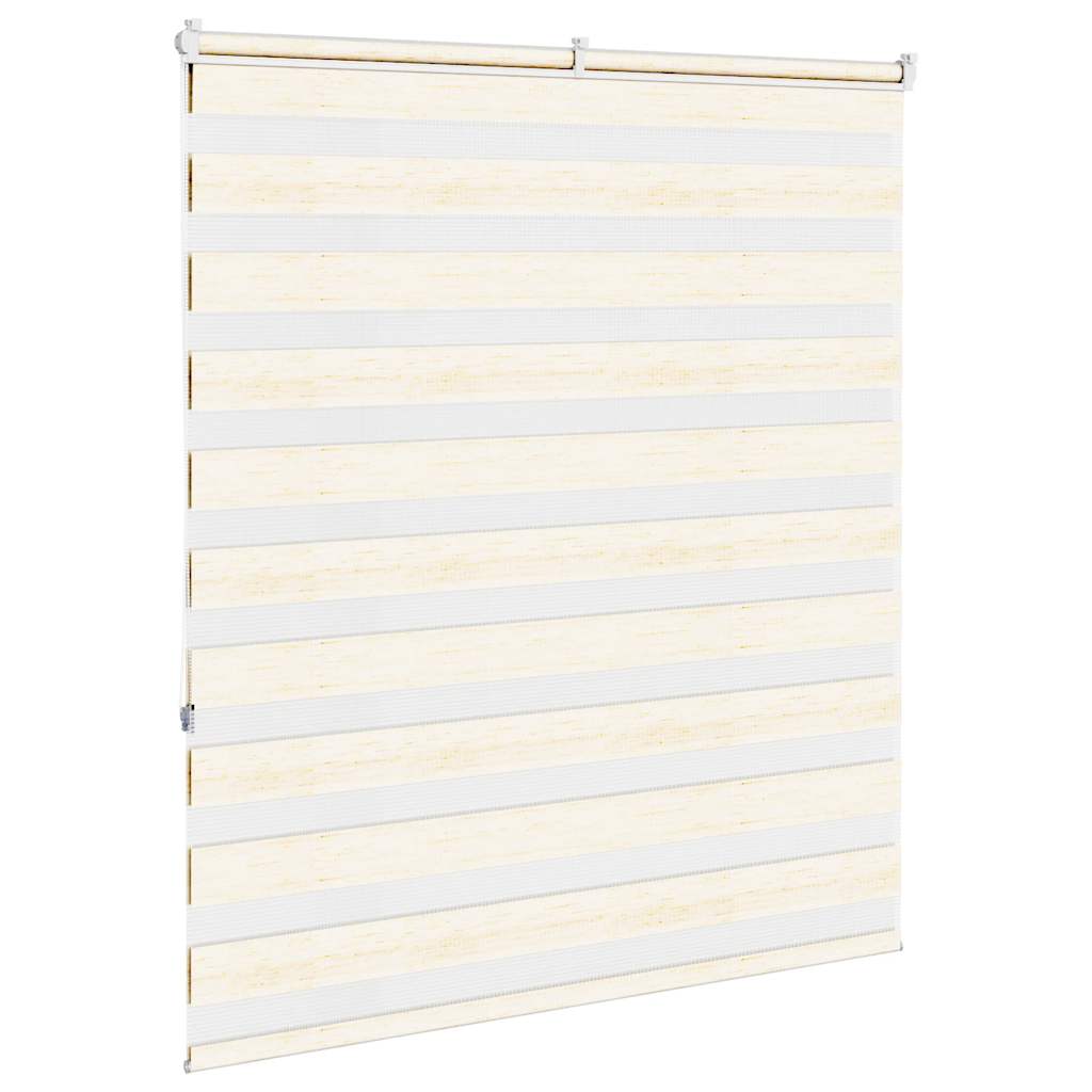 Doppelrollo Marmorbeige 135x150cm Stoffbreite 130,9 cm Polyester