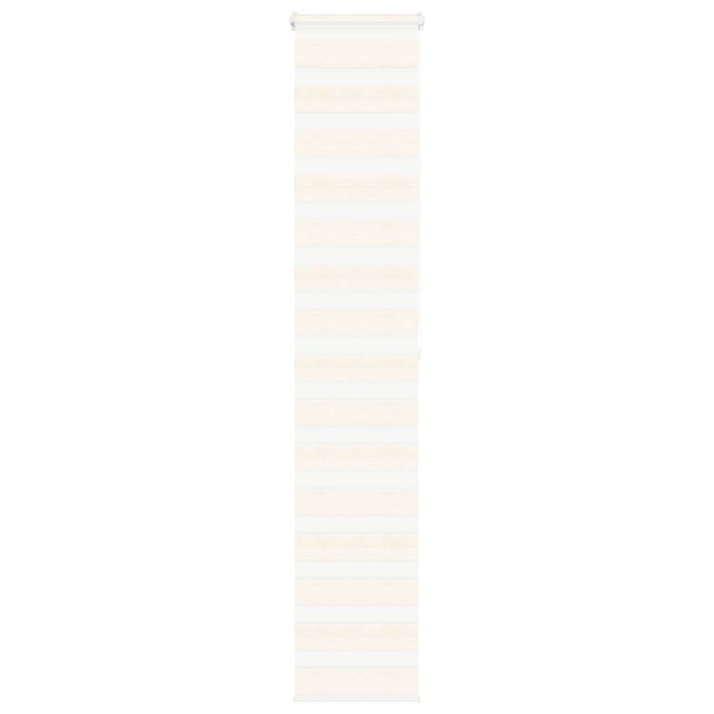 Doppelrollo Marmorbeige 40x200 cm Stoffbreite 35,9 cm Polyester