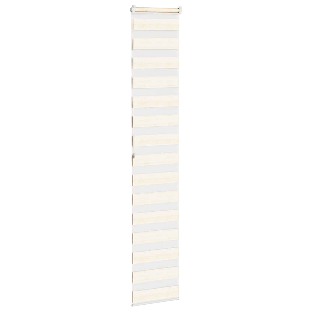 Doppelrollo Marmorbeige 40x200 cm Stoffbreite 35,9 cm Polyester