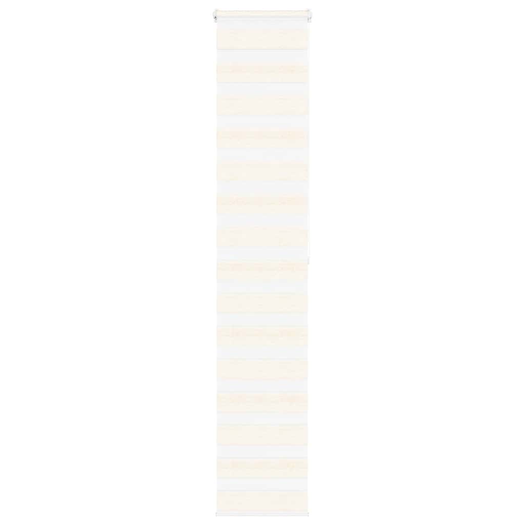 Doppelrollo Marmorbeige 50x200 cm Stoffbreite 45,9 cm Polyester