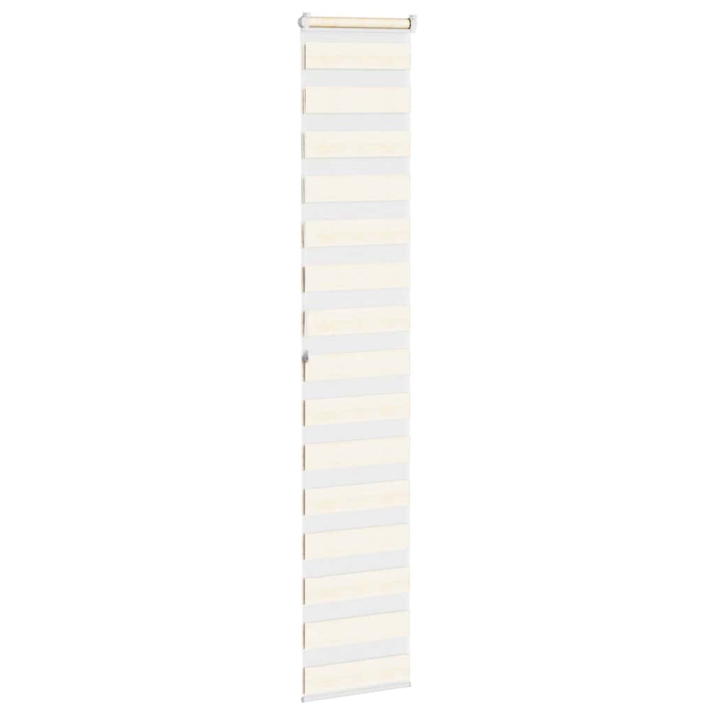 Doppelrollo Marmorbeige 50x200 cm Stoffbreite 45,9 cm Polyester