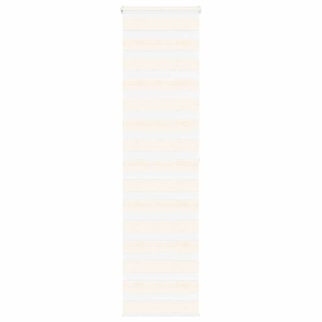 Doppelrollo Marmorbeige 55x200 cm Stoffbreite 50,9 cm Polyester