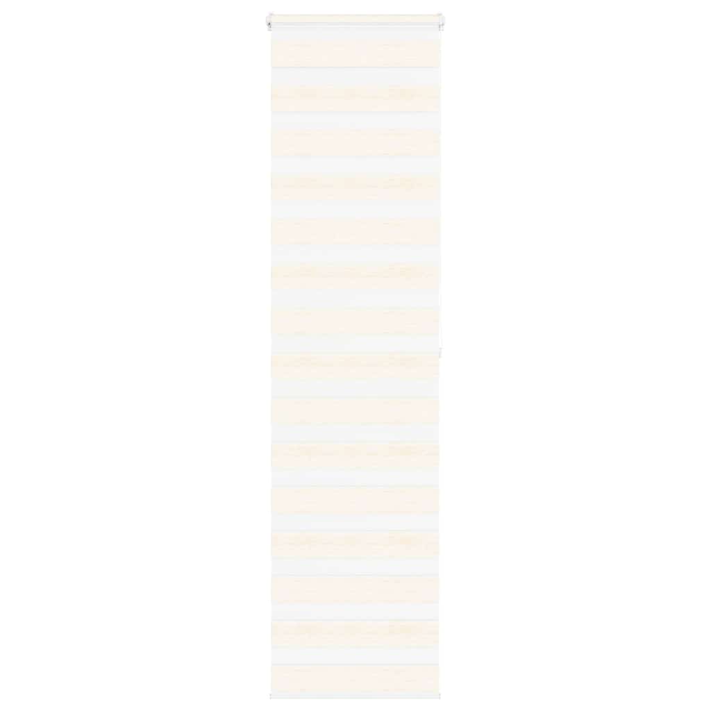 Doppelrollo Marmorbeige 60x200 cm Stoffbreite 55,9 cm Polyester