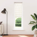 Doppelrollo Marmorbeige 65x200 cm Stoffbreite 60,9 cm Polyester