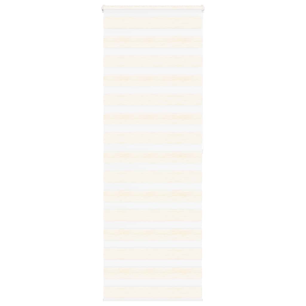 Doppelrollo Marmorbeige 70x200 cm Stoffbreite 65,9 cm Polyester