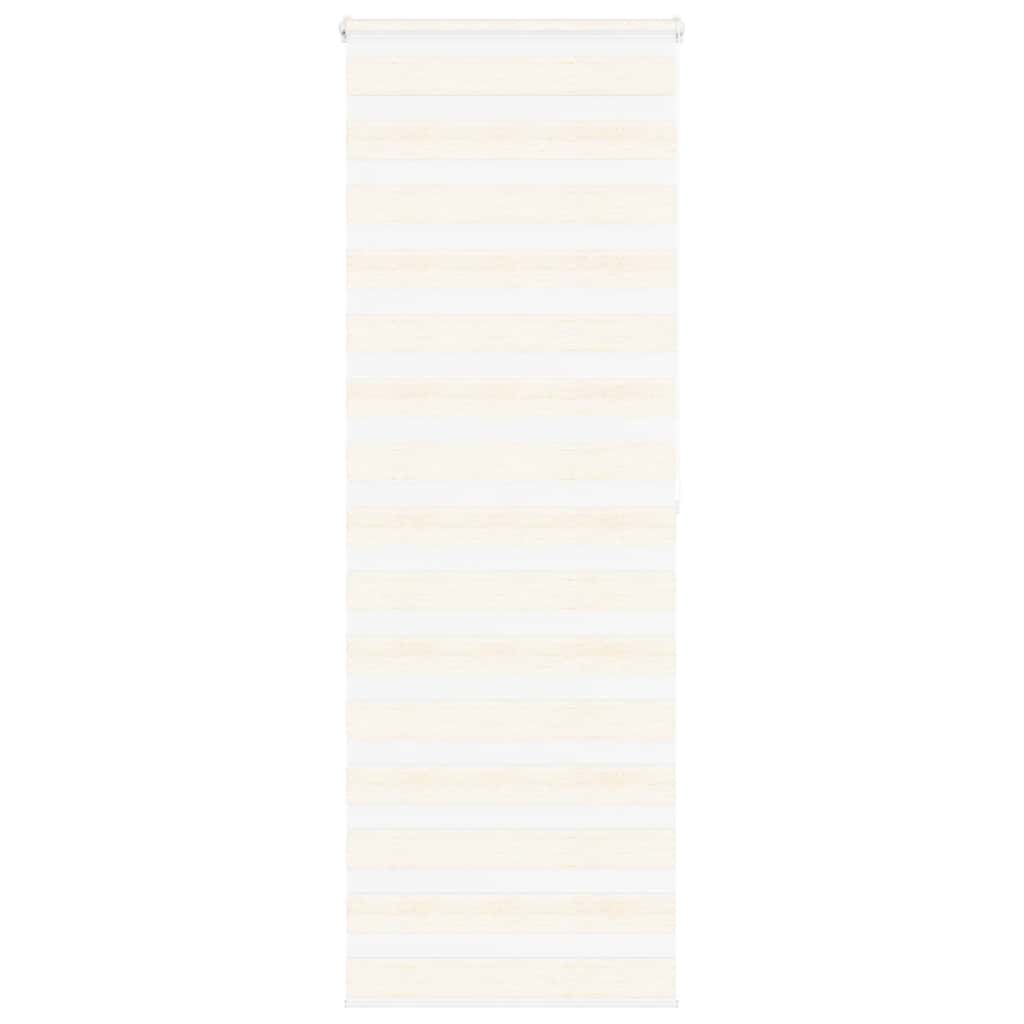 Doppelrollo Marmorbeige 80x200 cm Stoffbreite 75,9 cm Polyester
