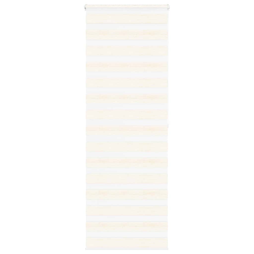 Doppelrollo Marmorbeige 90x200 cm Stoffbreite 85,9 cm Polyester